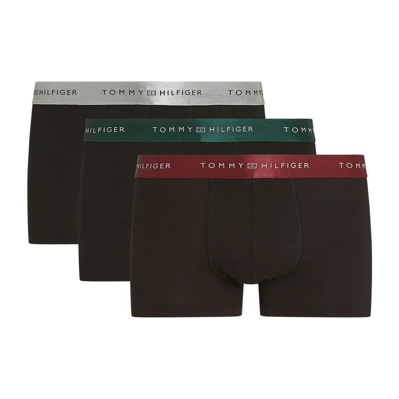 Metallic logo boxer gift set 3 pack