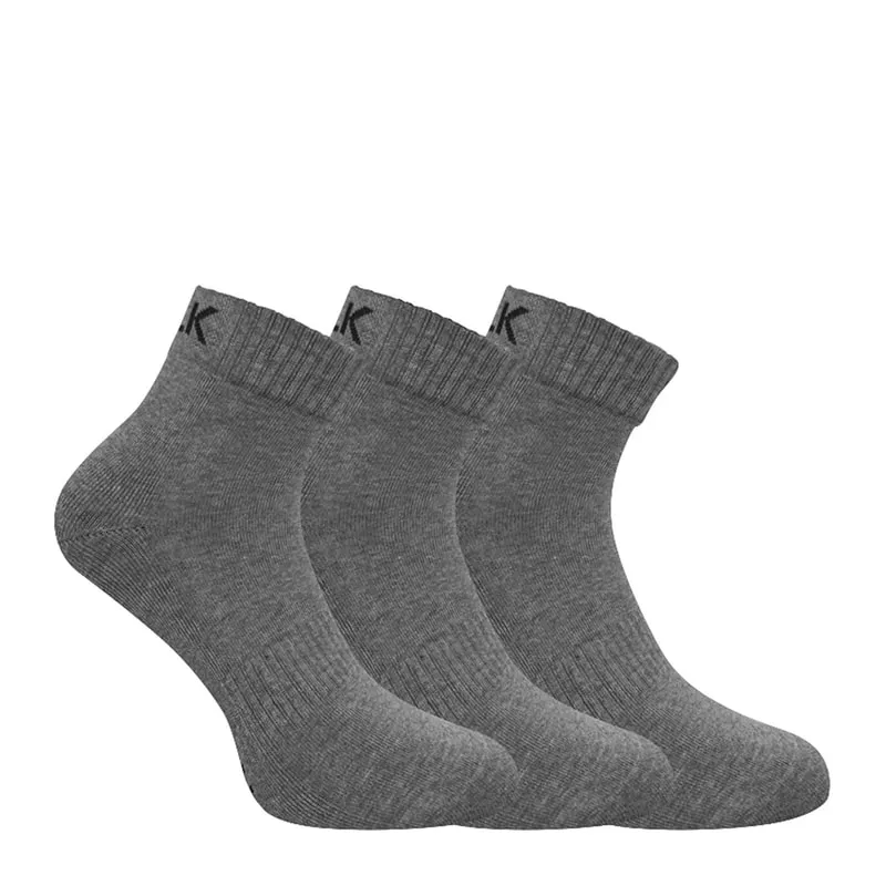 Cotton quarter sports socks 3 pack