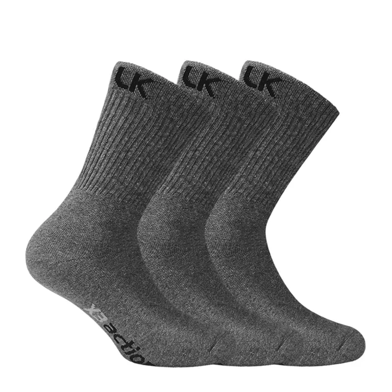Cotton crew sports socks 3 pack
