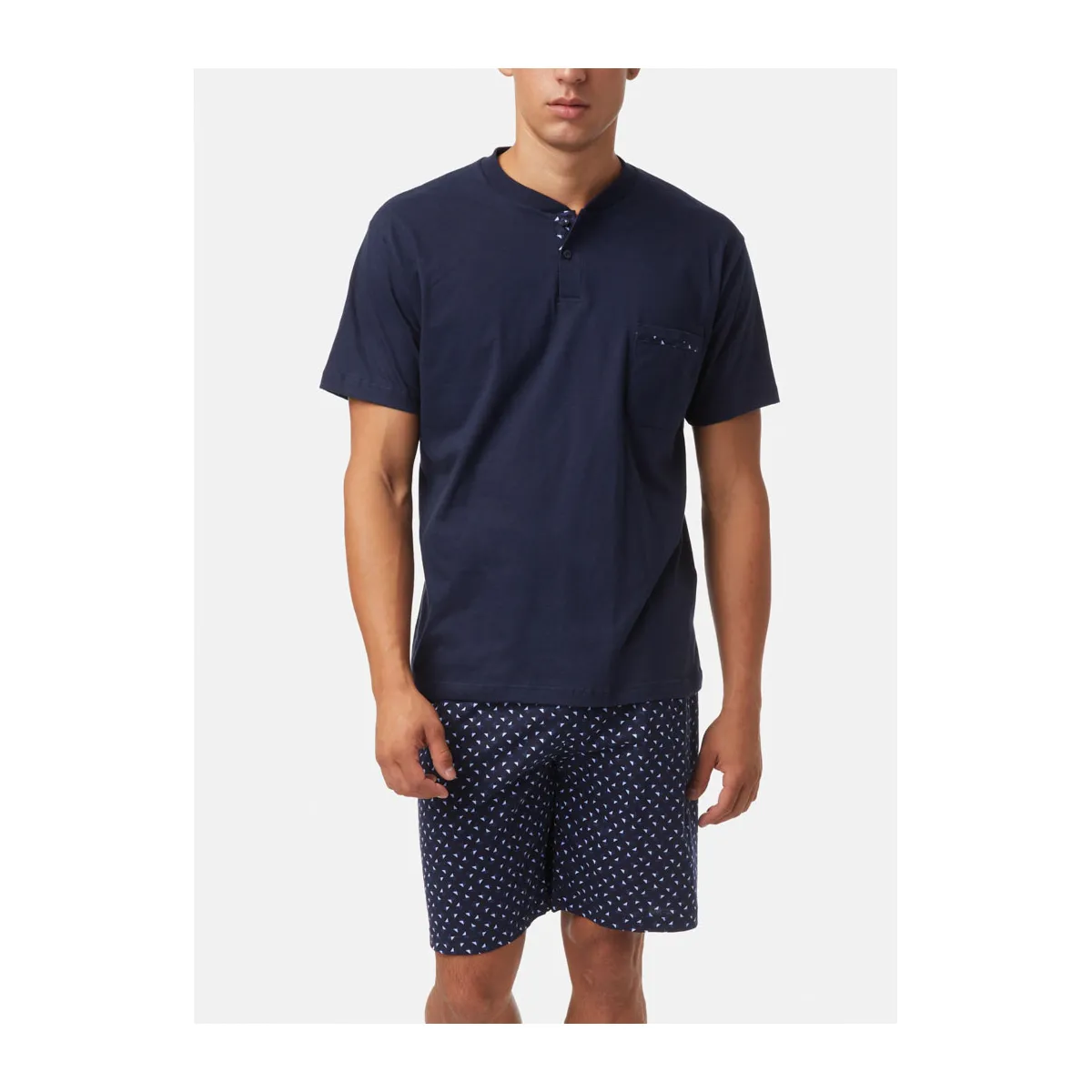 Short sleeve with shorts and pants pyjamas 3 pack