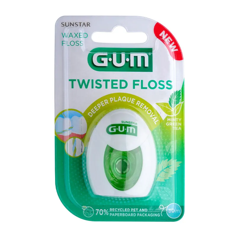 3500 Twisted Green Mint Tea Floss