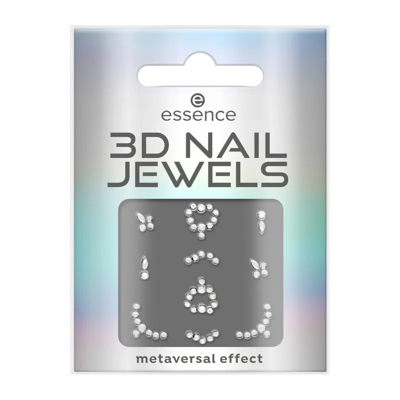 3D Nail Jewels Mirror Universe