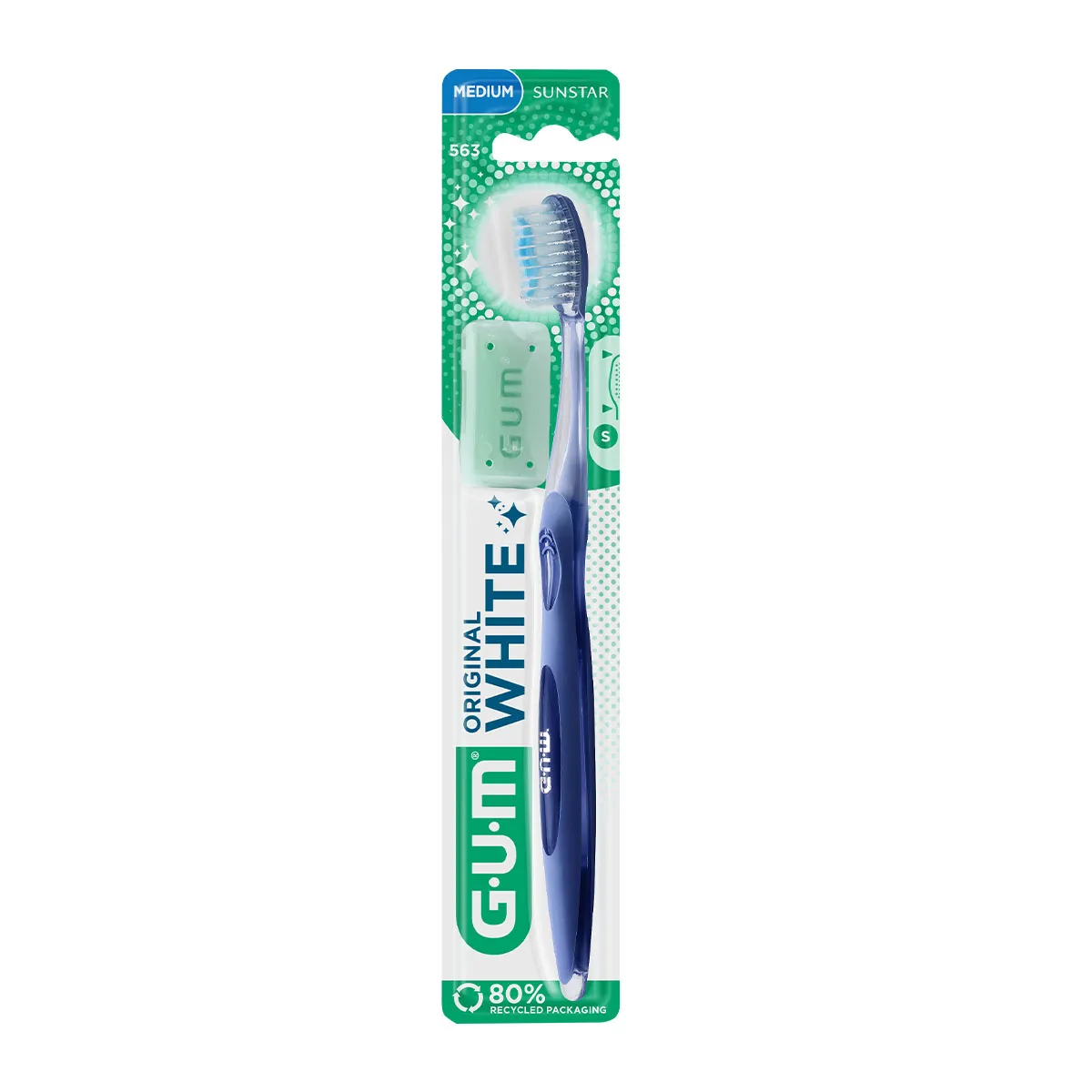 563 Original White Medium Toothbrush