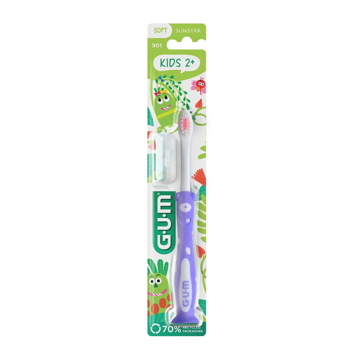 901M2 Kids Jungle Toothbrush 2+ Years Old