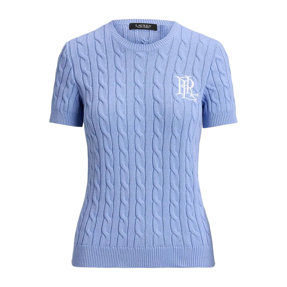 Short-sleeved knit top
