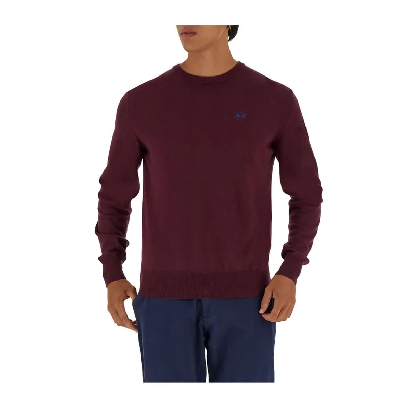 Embroidered logo sweater