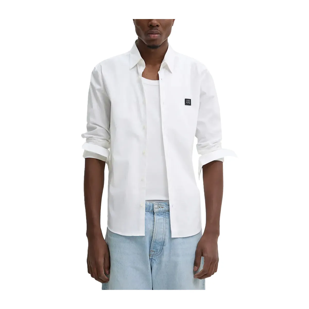 Shirt with side logo 
