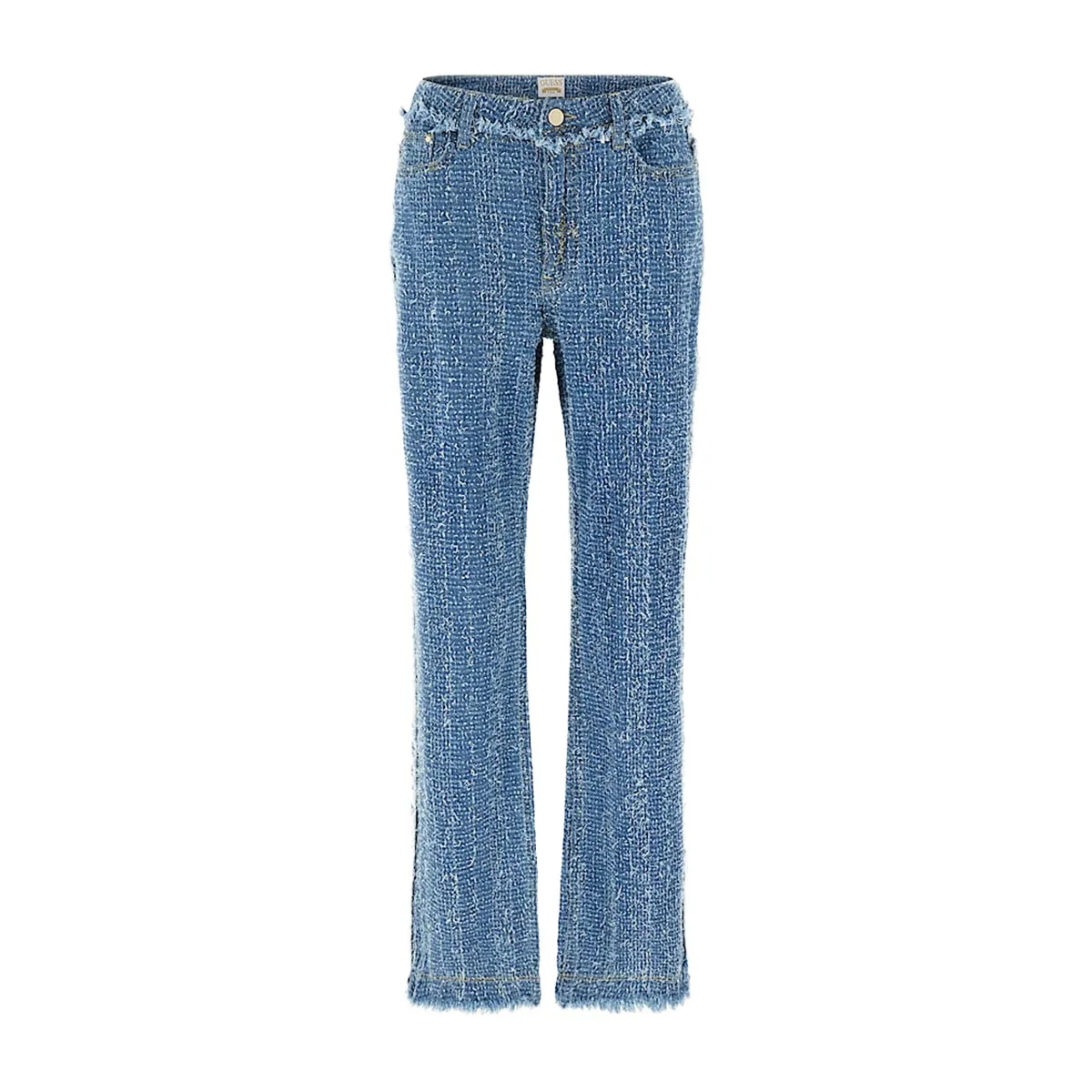 Tweed flare jeans