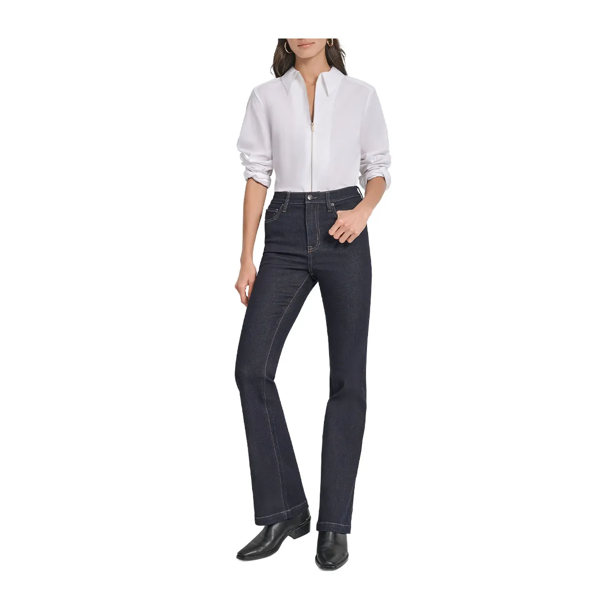 High-waisted women's jeans