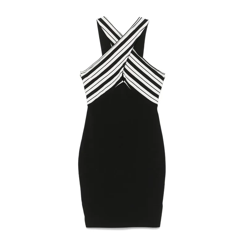 Striped mini dress