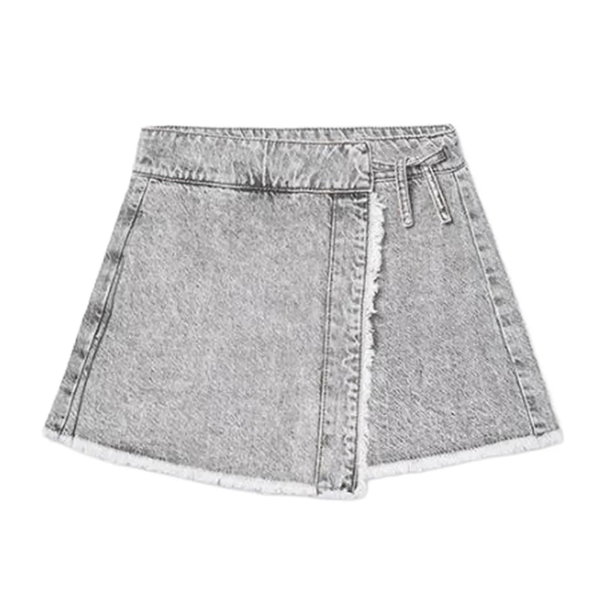Kid's denim skirt shorts