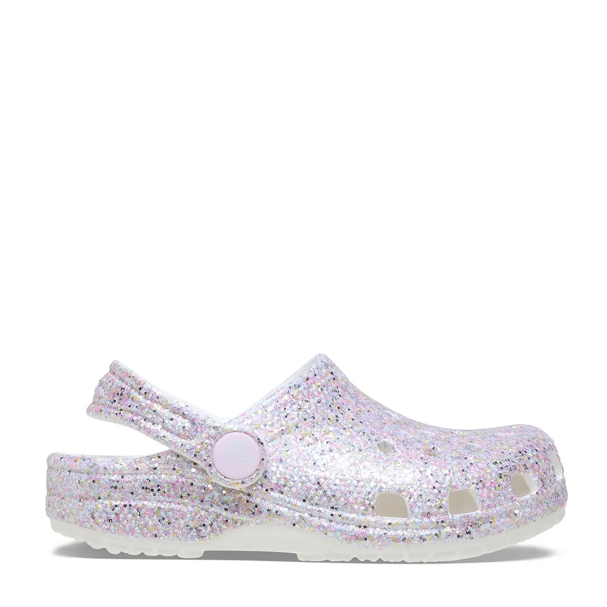 Children's clogs with glitter