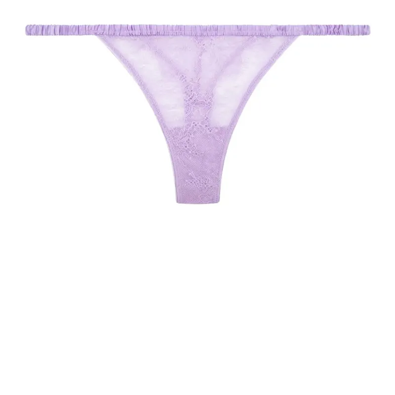 Briefs with mesh lace
