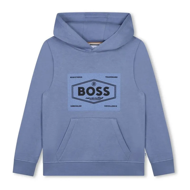 Sweatshirt with a pattern and logo