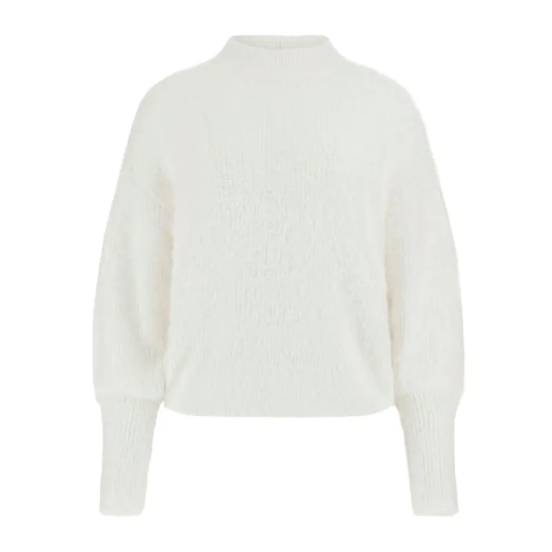 Fluffy knitted sweater