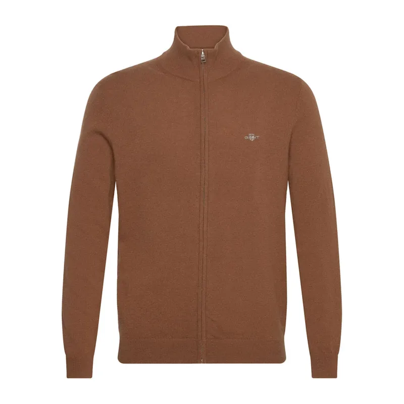 Cardigan with embroidered logo