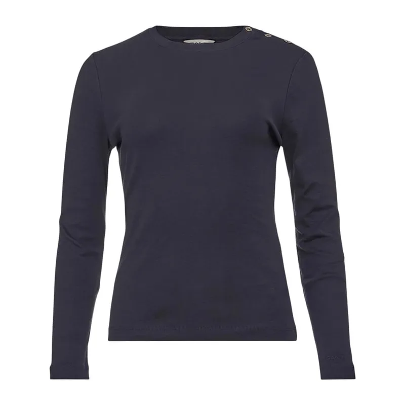 Blouse with decorative buttons