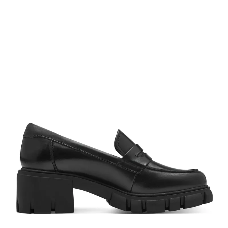 Leather womens moccasins