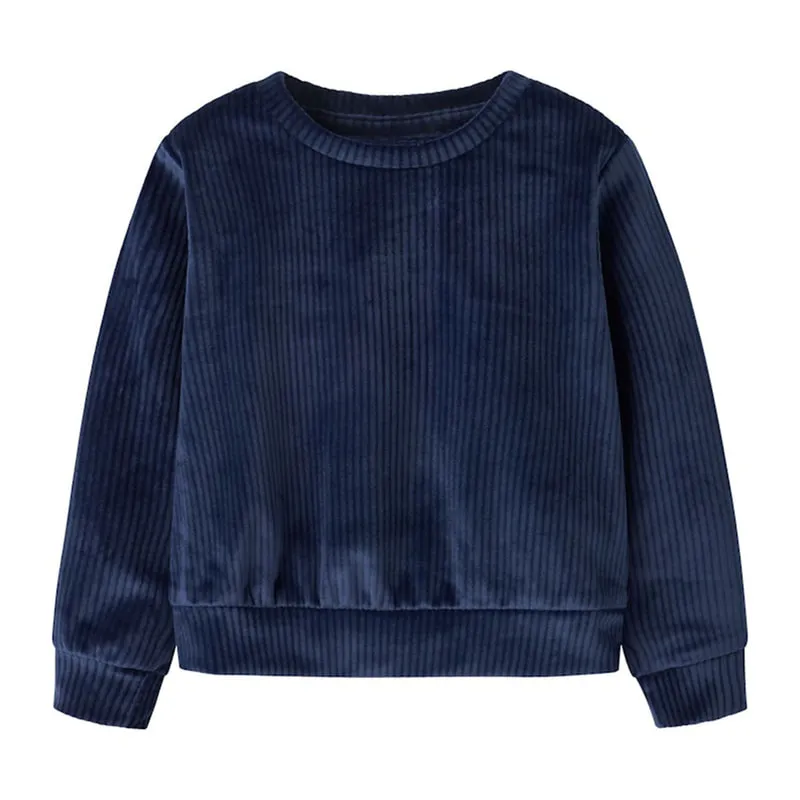 Children's velvet blouse