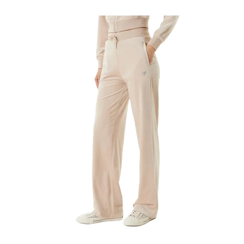 High-waisted track pants