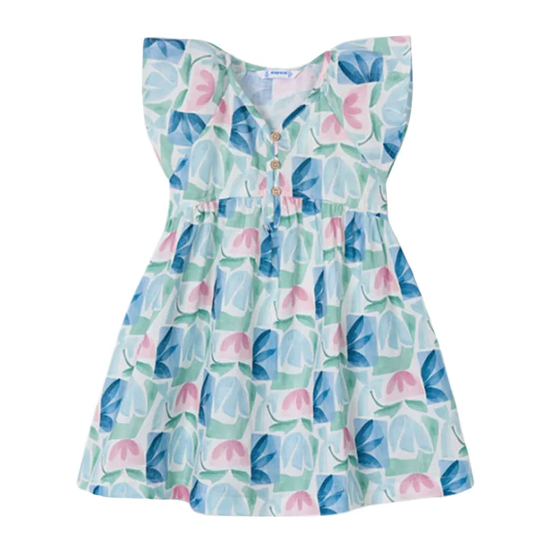 Girls dress with flowers