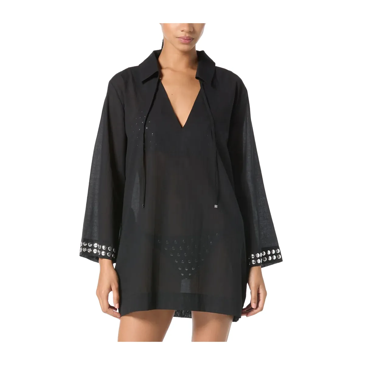 Beach dress with studs