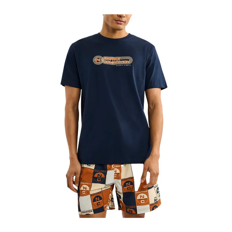 Mens short-sleeved shirt