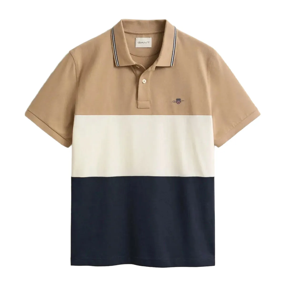 Polo Shirt With Tricolor
