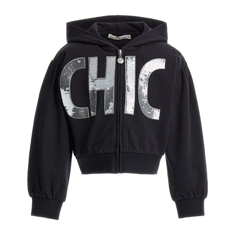 Sweatshirt with sequins