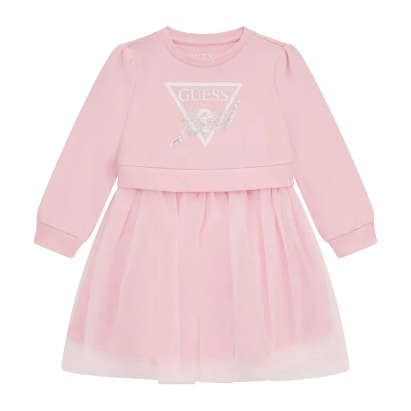 Tulle ruffle dress