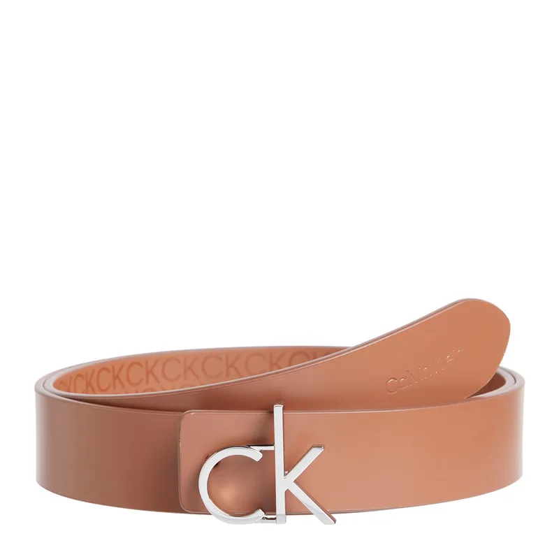 Double-sided leather belt