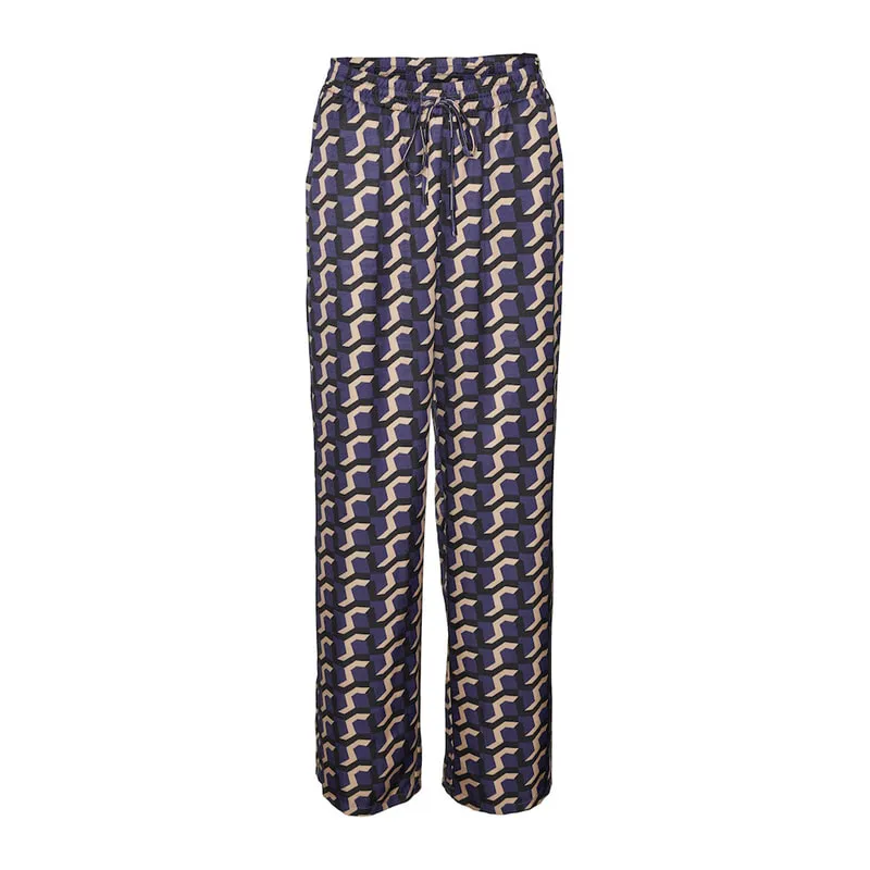 Womens trousers in a chintz design