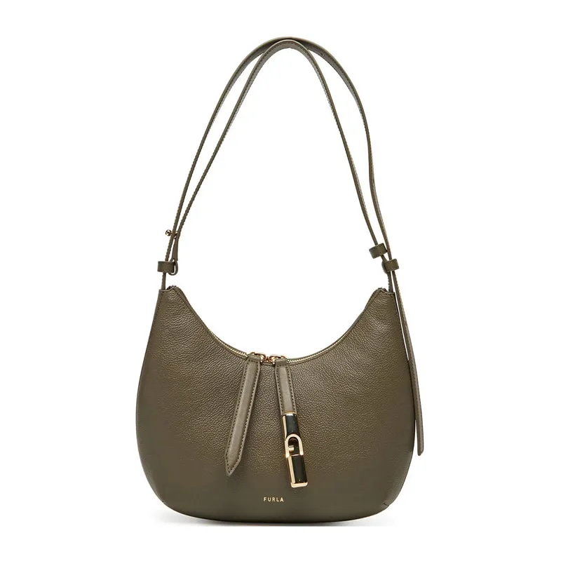 Women's leather shoulder bag