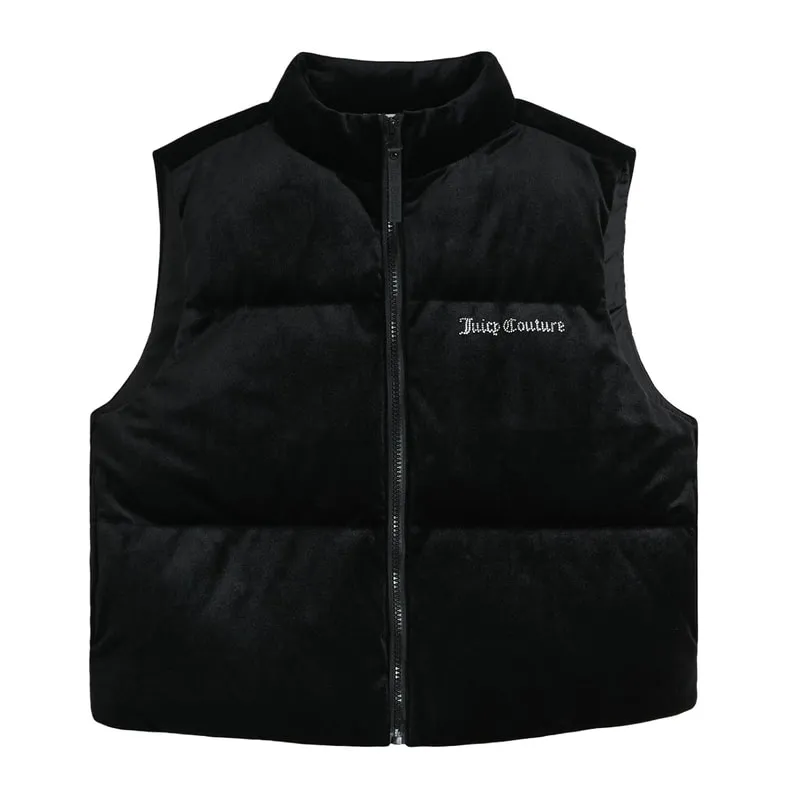 Velvet vest jacket