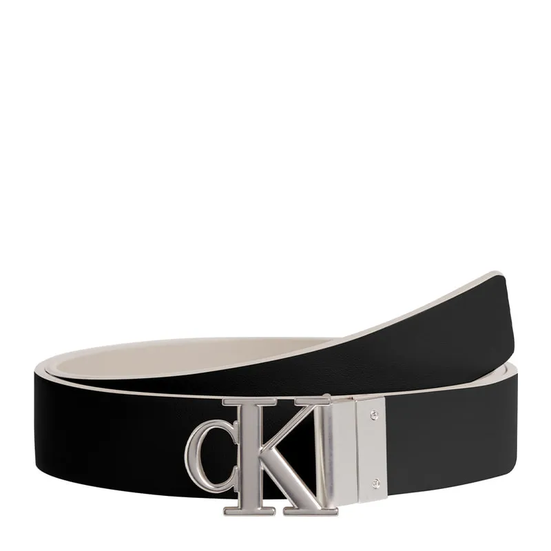 Double-sided leather belt