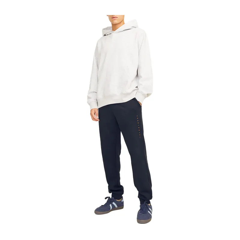Sweatpants with a vertical lotus pattern on the side
