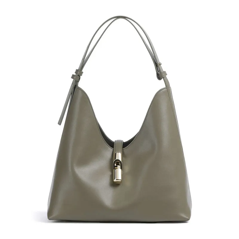 Women's leather shoulder bag
