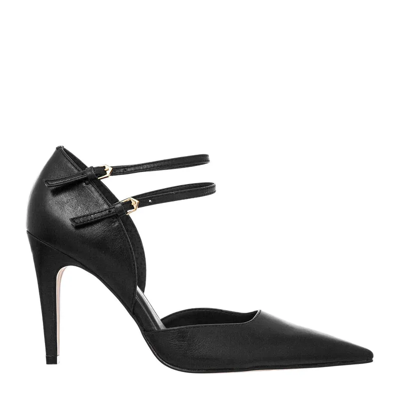 Leather heels