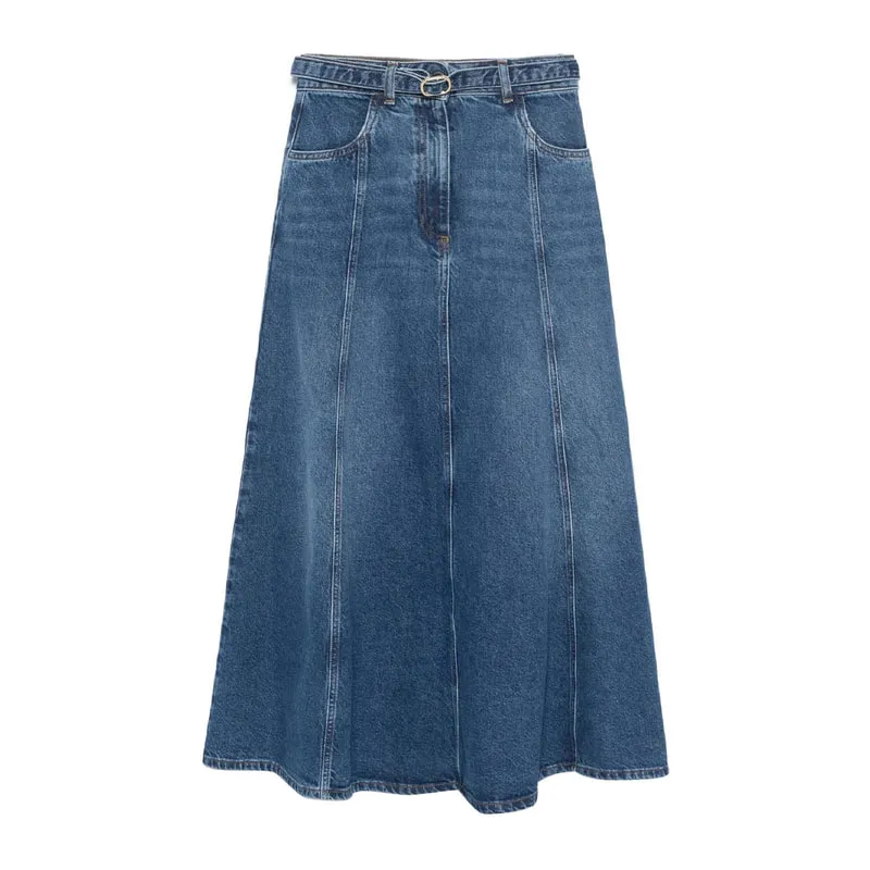 Womens denim skirt