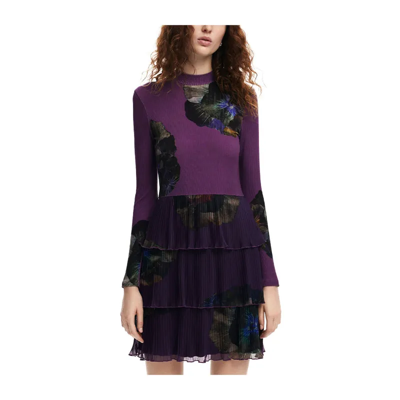 Floral ruffle dress
