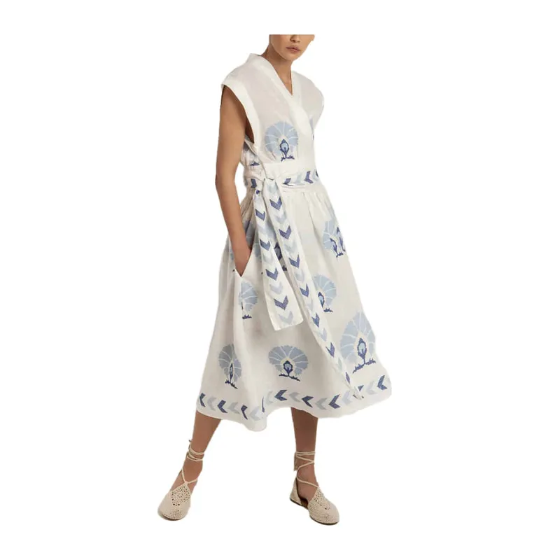 Dress with embroidery