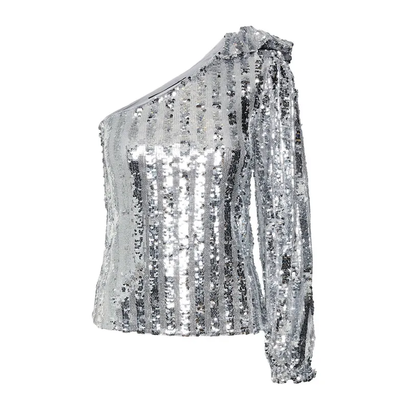 One shoulder blouse