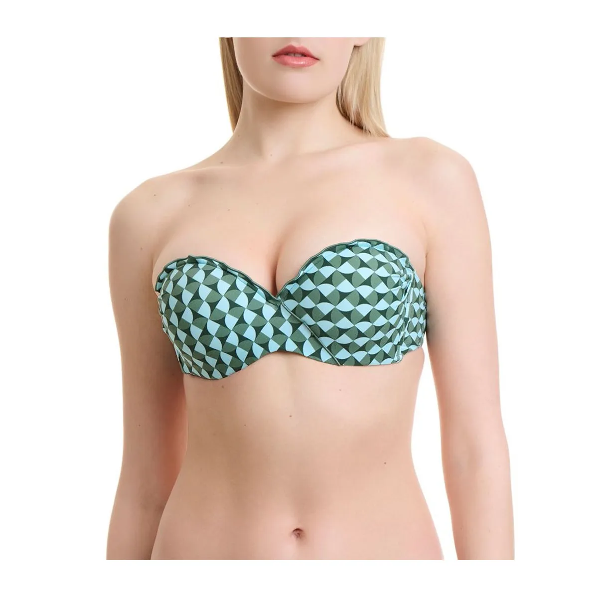 Strapless swimsuit top