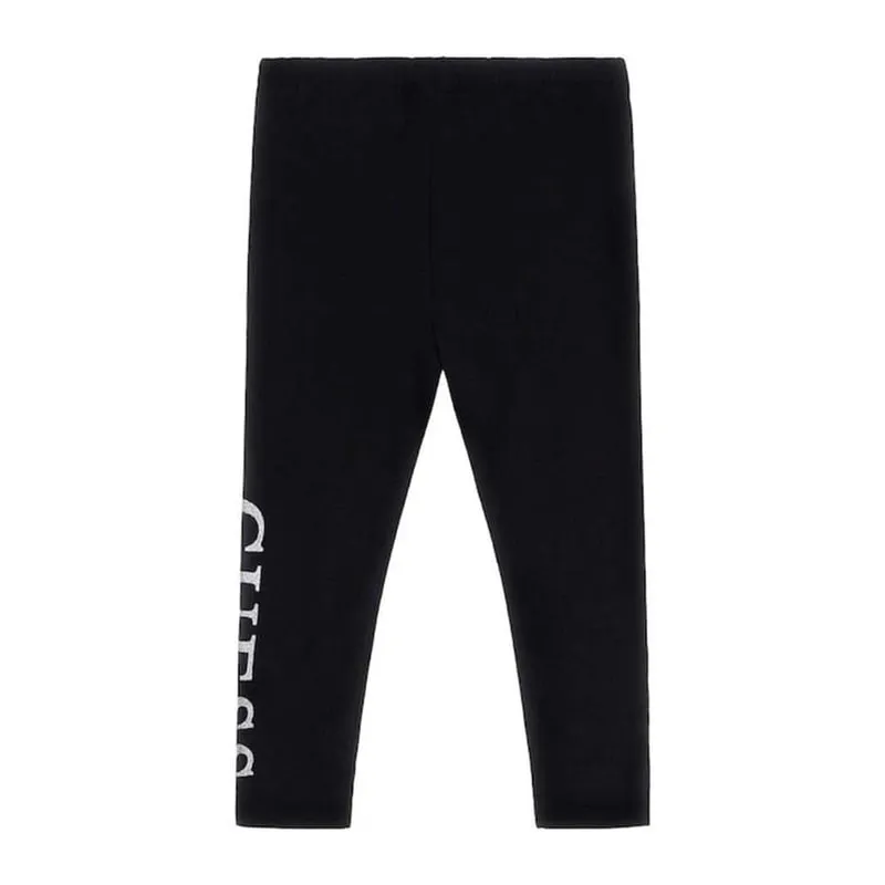 Girls leggings with side logo