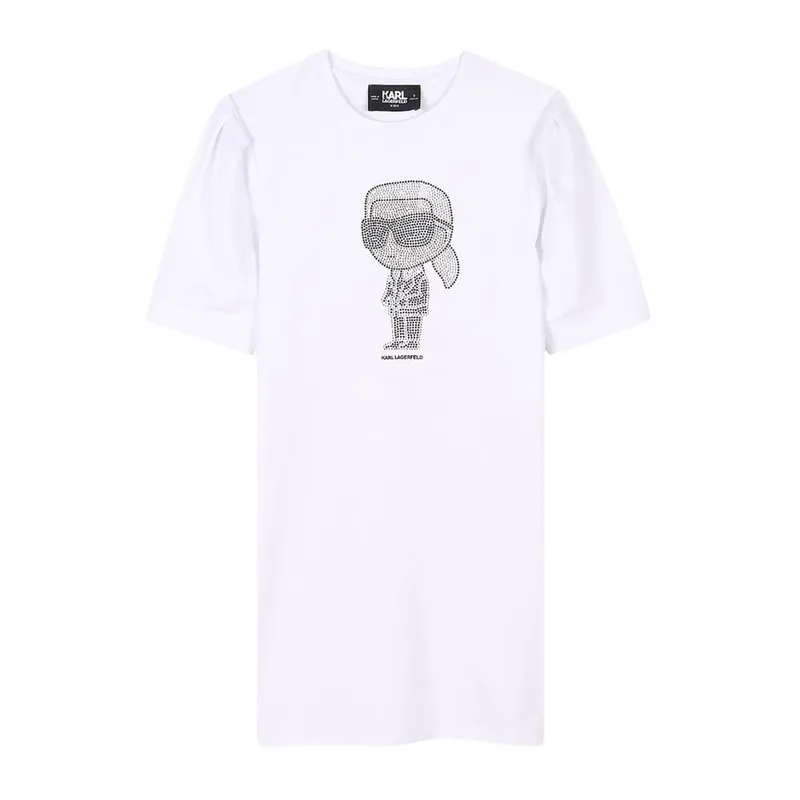 Dress with logo