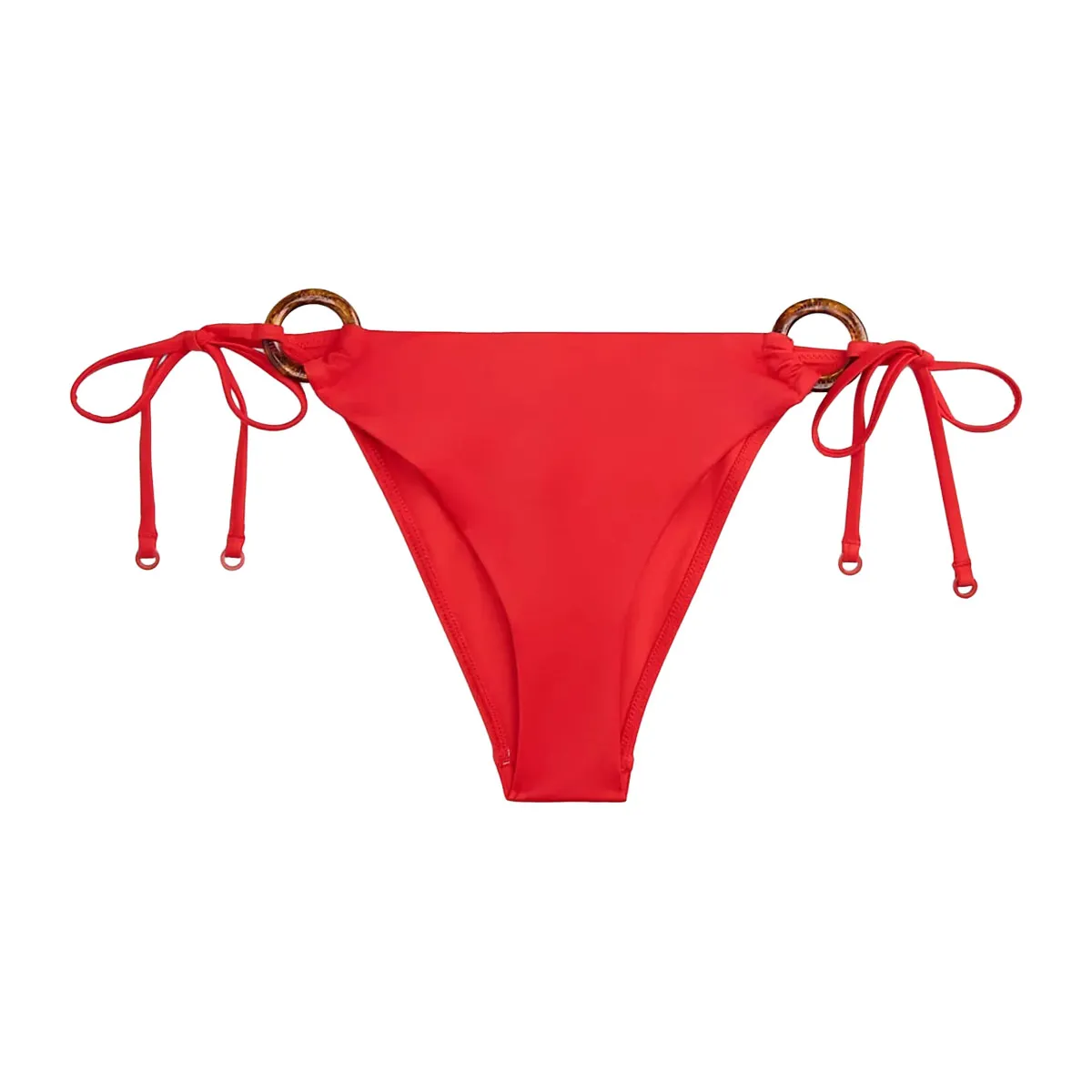 Bikini bottom with decorative rings
