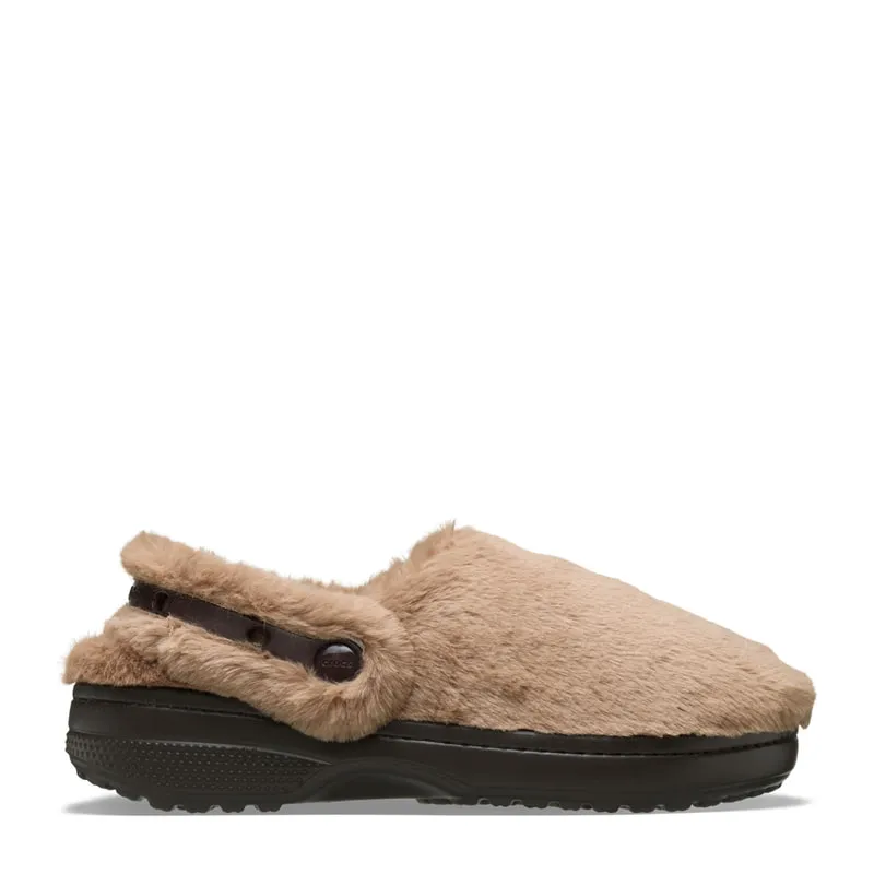 Eco-fur slippers