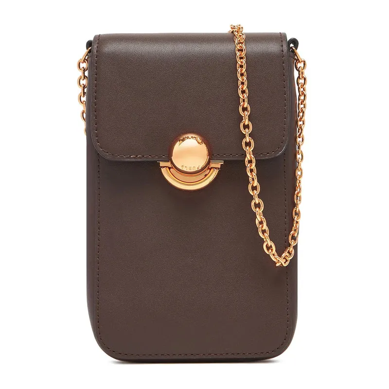 Γυναικεία δερμάτινη χιαστί θήκη κινητού