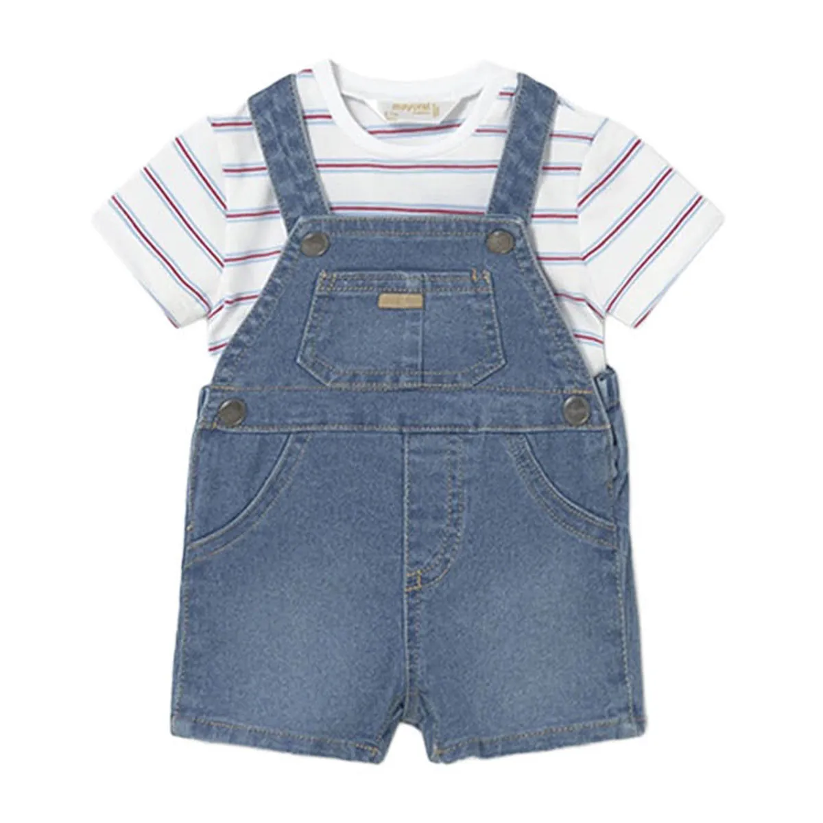 Overalls and blouse set