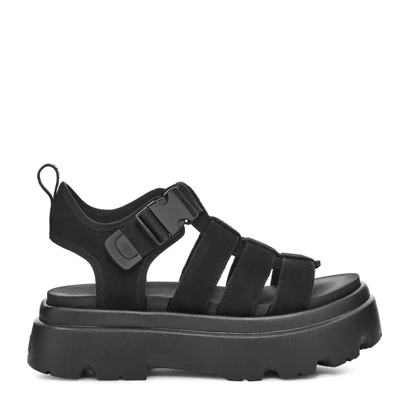 Sandal with a thick sole